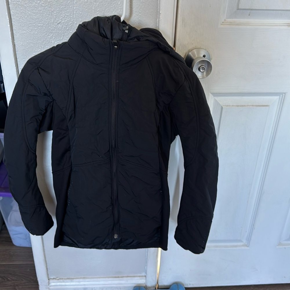 lululemon athletica Black Hooded Jacket
